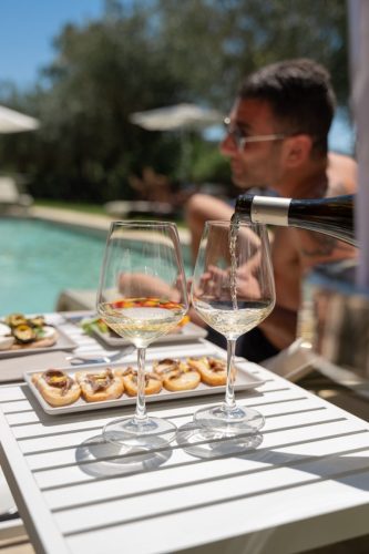 Tenuta normanni piscina